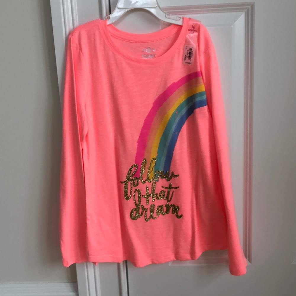 SO NWT long sleeve girls tee.